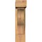 Ekena Millwork Funston Block Smooth Bracket w/ Offset Brace, Western Red Cedar, 5 1/2"W x 14"D x 22"H BKT0604X14X22FST05SWR - alternate 3